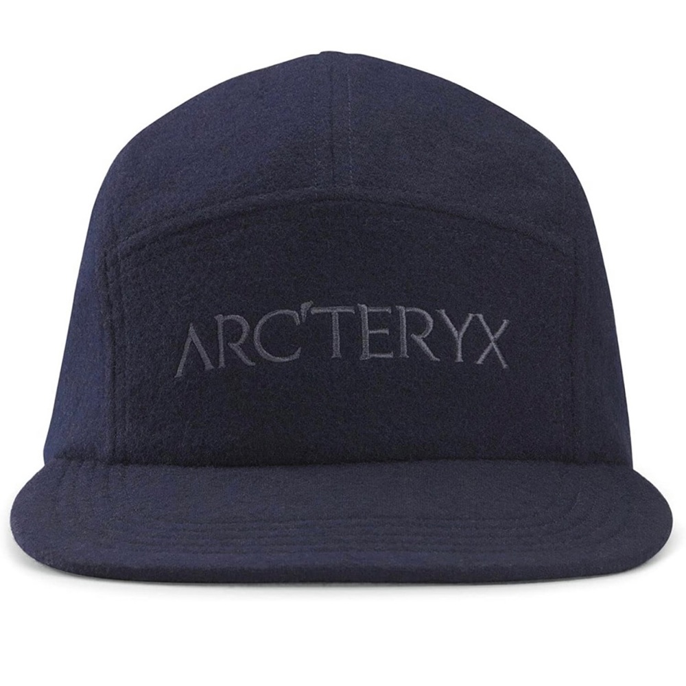 Arc'teryx Navy Blue 5 panel wool baseball cap - O/S - Picture 2 of 4